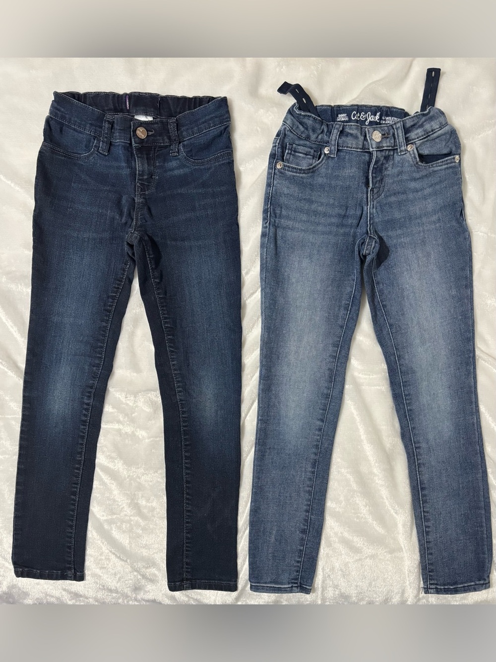Girl’s | Bundle of 2 | Denim Jeans 1- dark wash and 1- medium wash